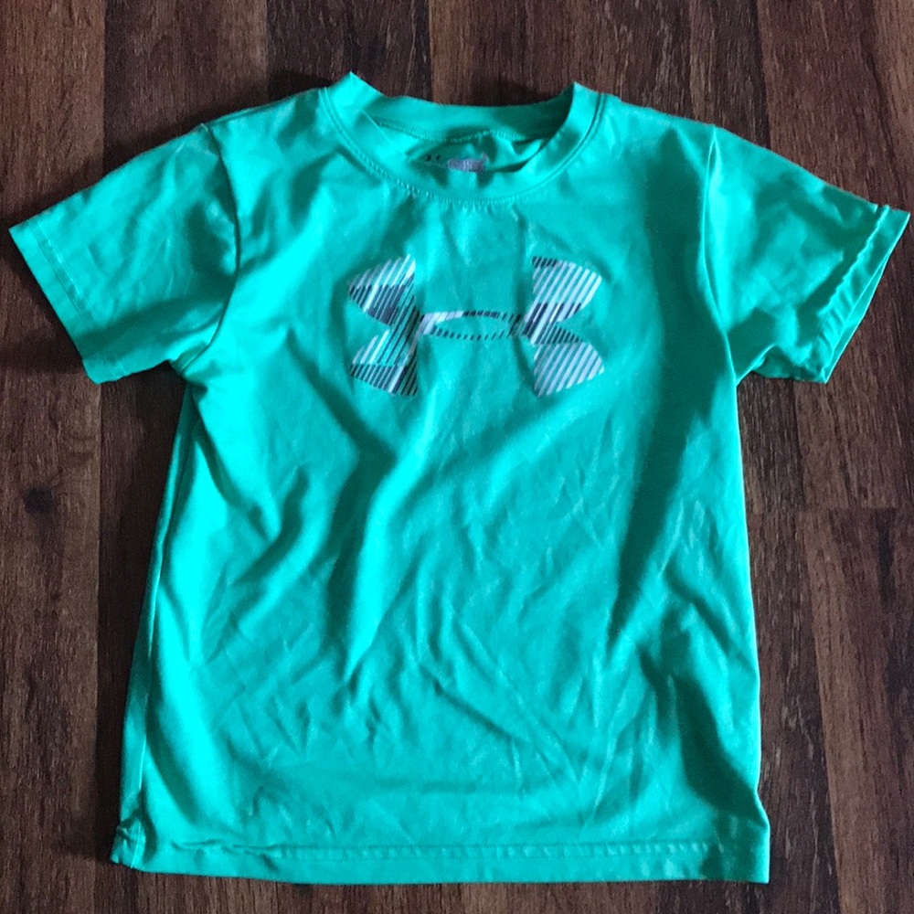 Boys Bright Green Under Armour Shirt
